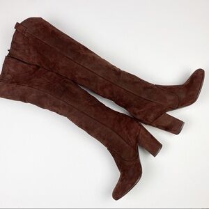 Shade Vibram Rich Brown Tall Heeled Boots
